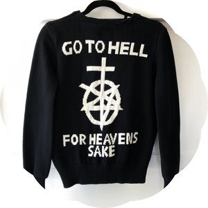 ✨Like new✨ UNIF Go to Hell Cardigan